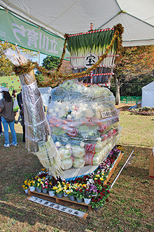 昨年の立川地区の野菜宝船