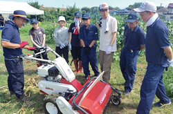 農業機械操作講習会を開催